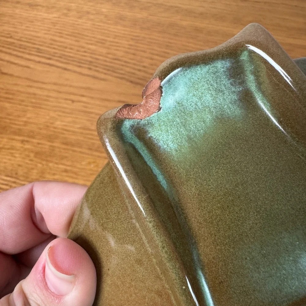 Vintage FRANKOMA Pottery CAN-TEX INDUSTRIES‎ Ashtray 458